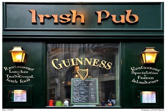 irish pub dans Paris